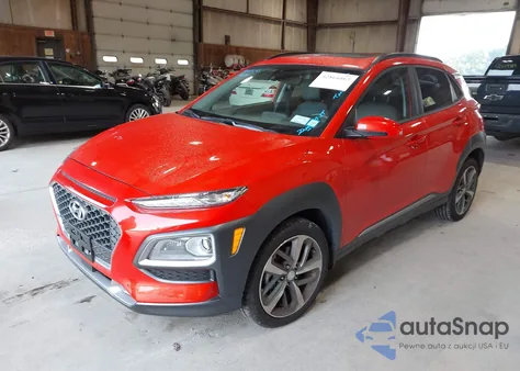 2020 Hyundai Kona Ultimate z USA, uszkodzony, nr VIN KM8K5CA53LU477522